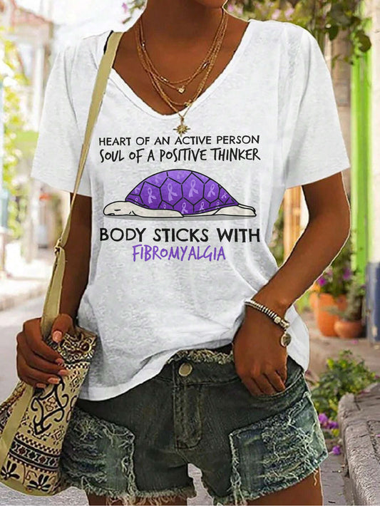Women's Fibromyalgia Awareness Classic T-Shirt